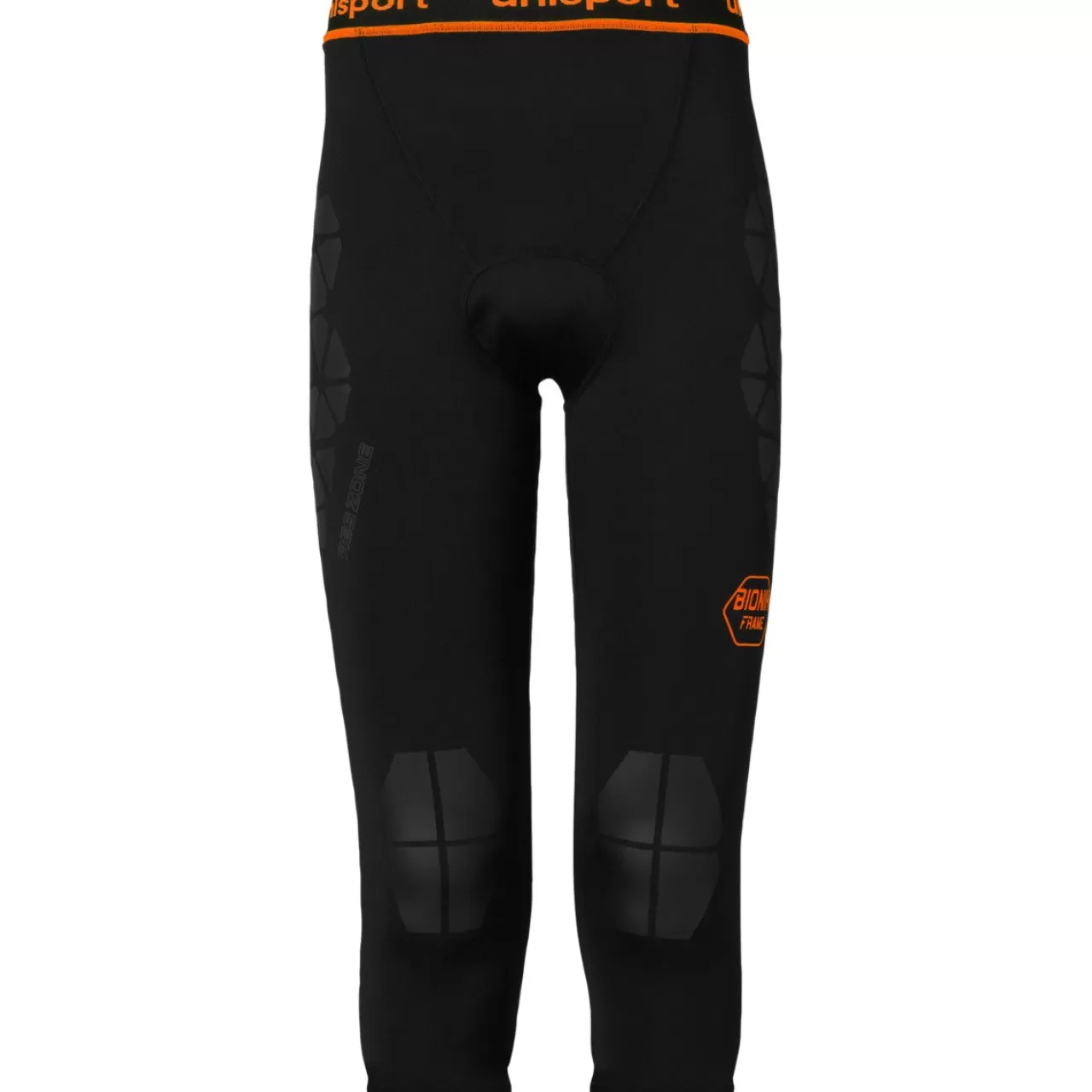 uhlsport Baselayer*Bionikframe 3/4 Tight Noir/Orange Fluo