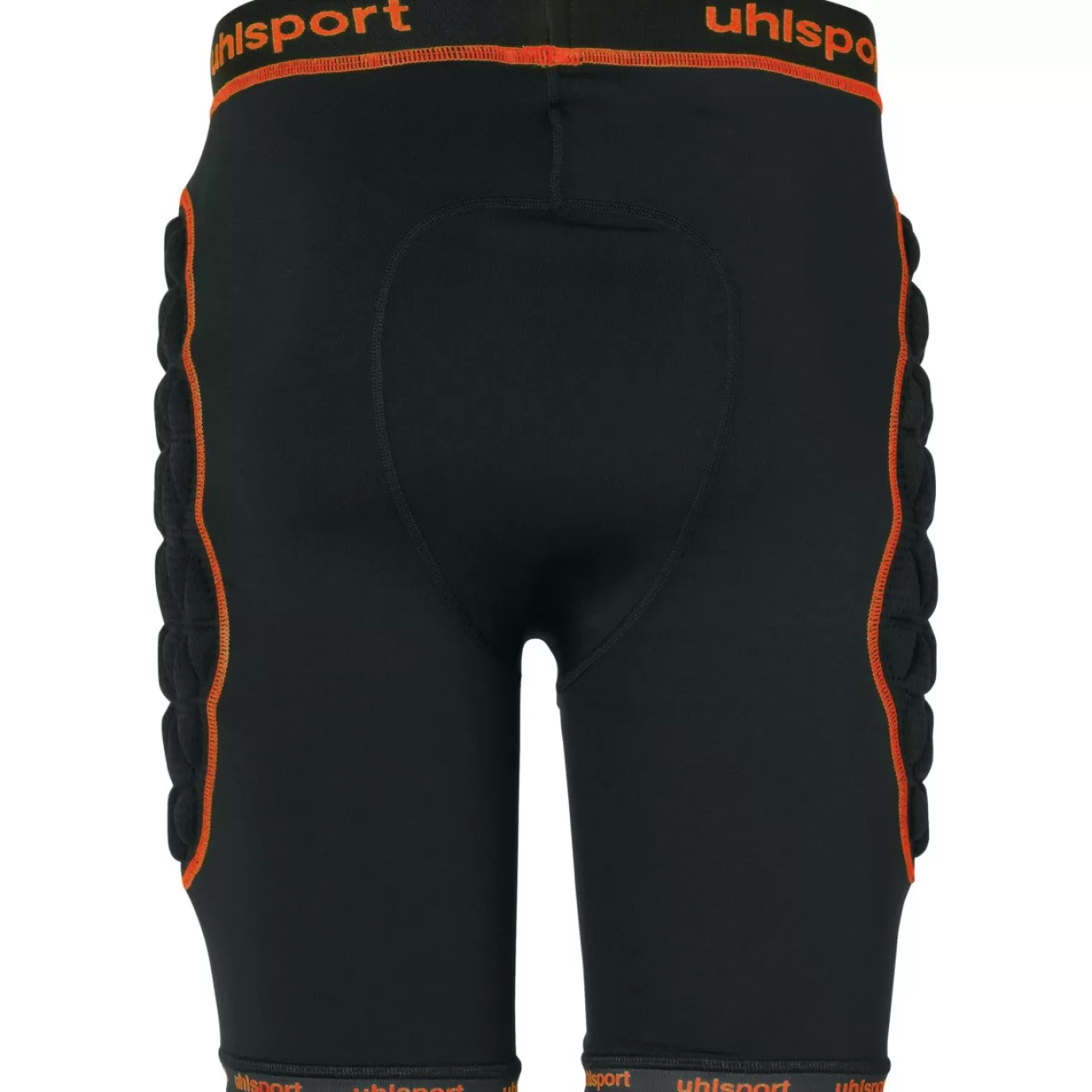 uhlsport Baselayer*Bionikframe Padded Short Noir/Orange Fluo