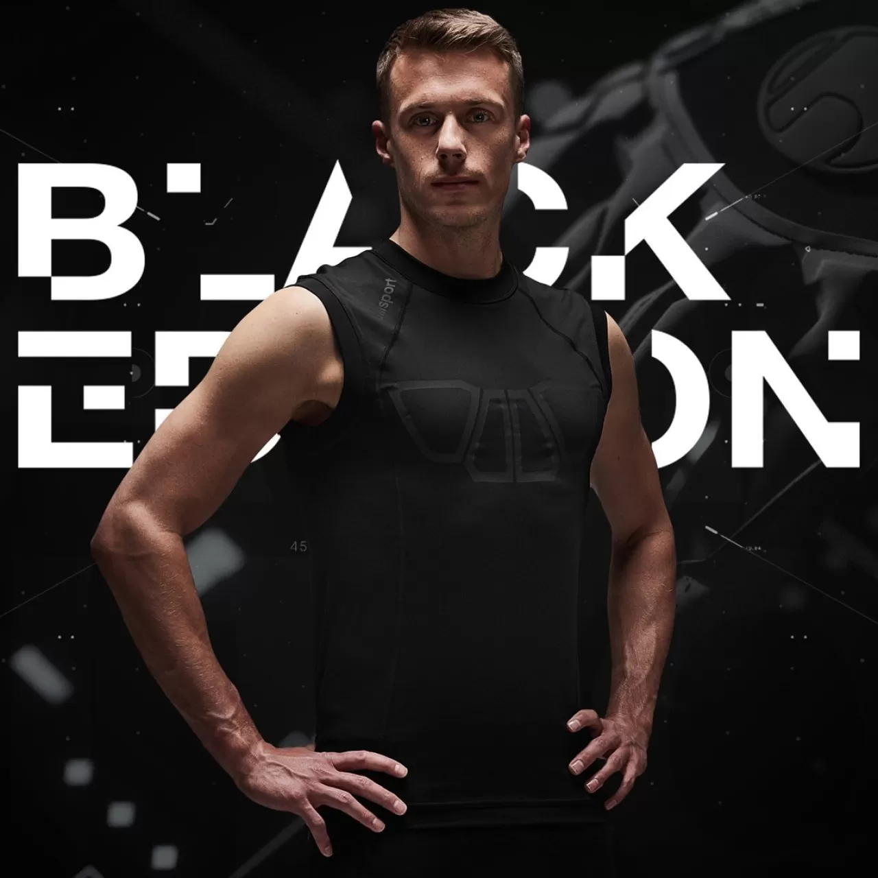 uhlsport Vêtements De Protection*Bionikframe Tank Top Black Edition Noir