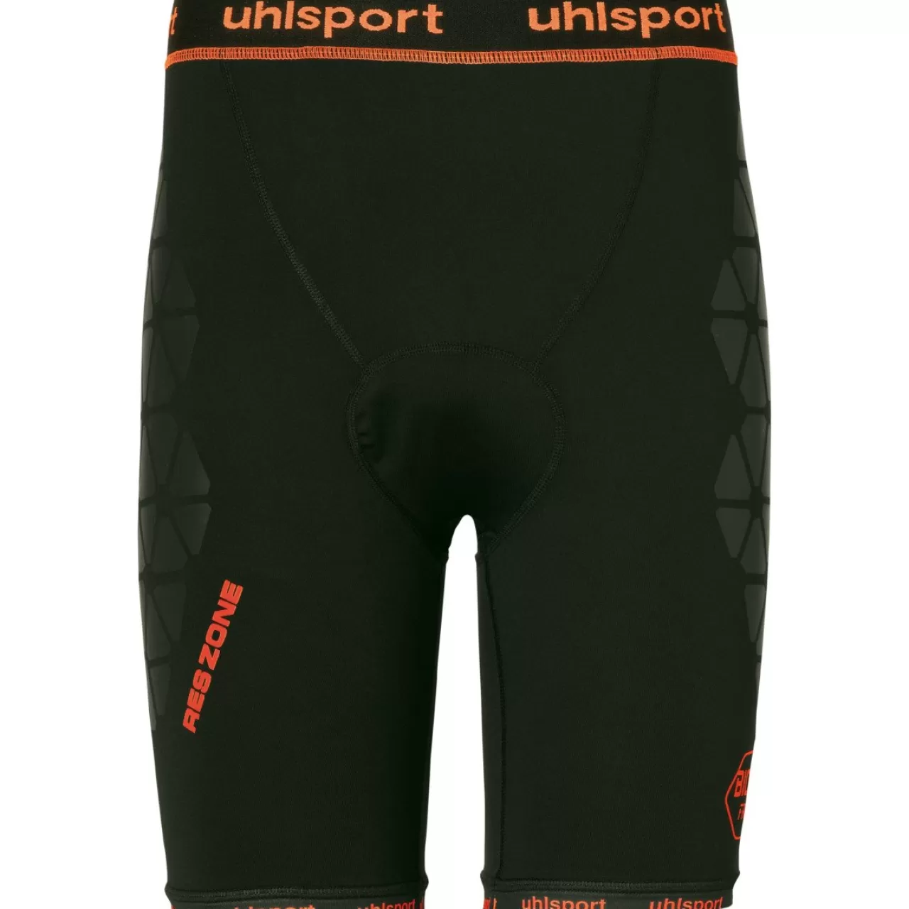 uhlsport Baselayer*Bionikframe Unpadded Short Noir/Orange Fluo