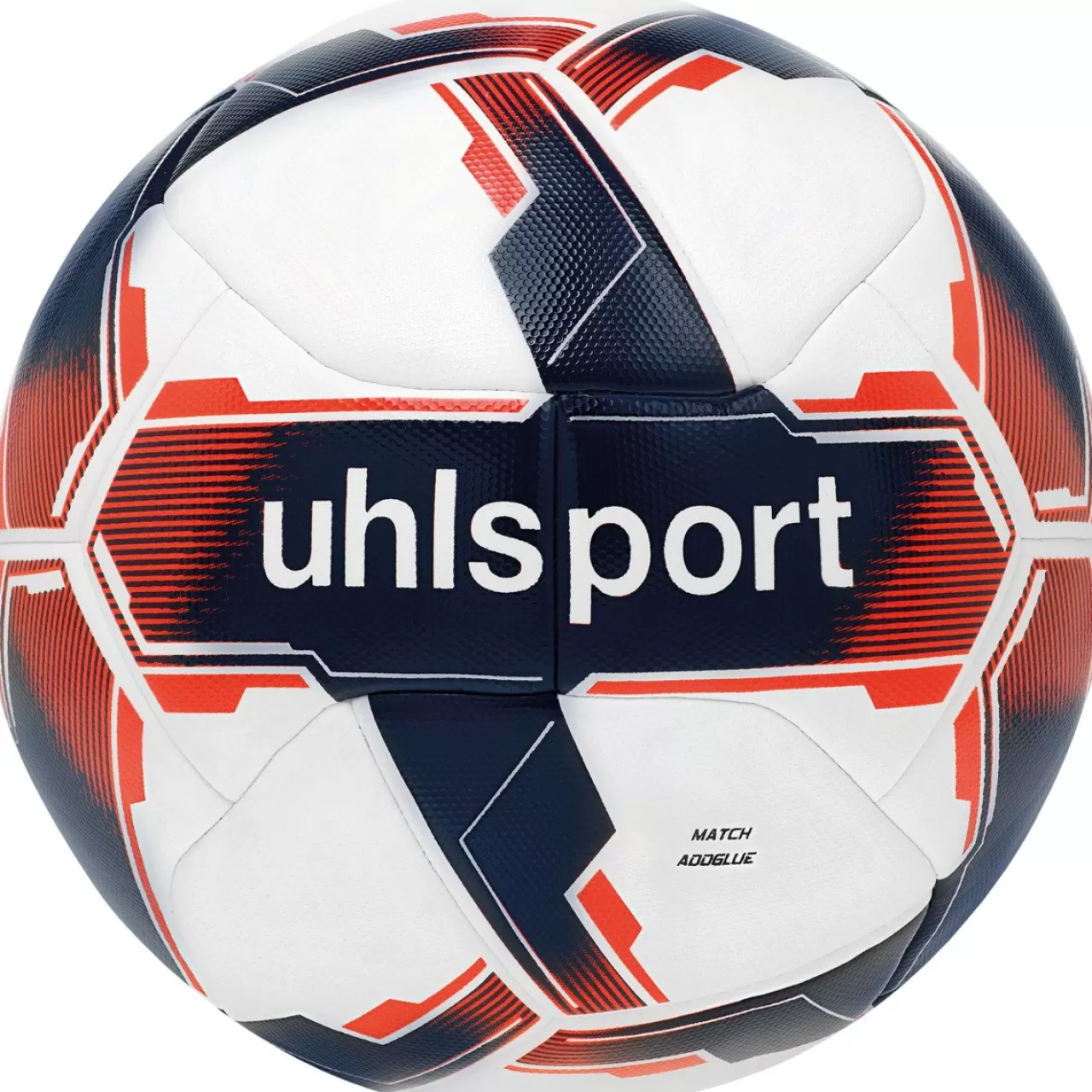 uhlsport Ballons De Football*Match Addglue Blanc/Bleu Marine/Rouge Fluo