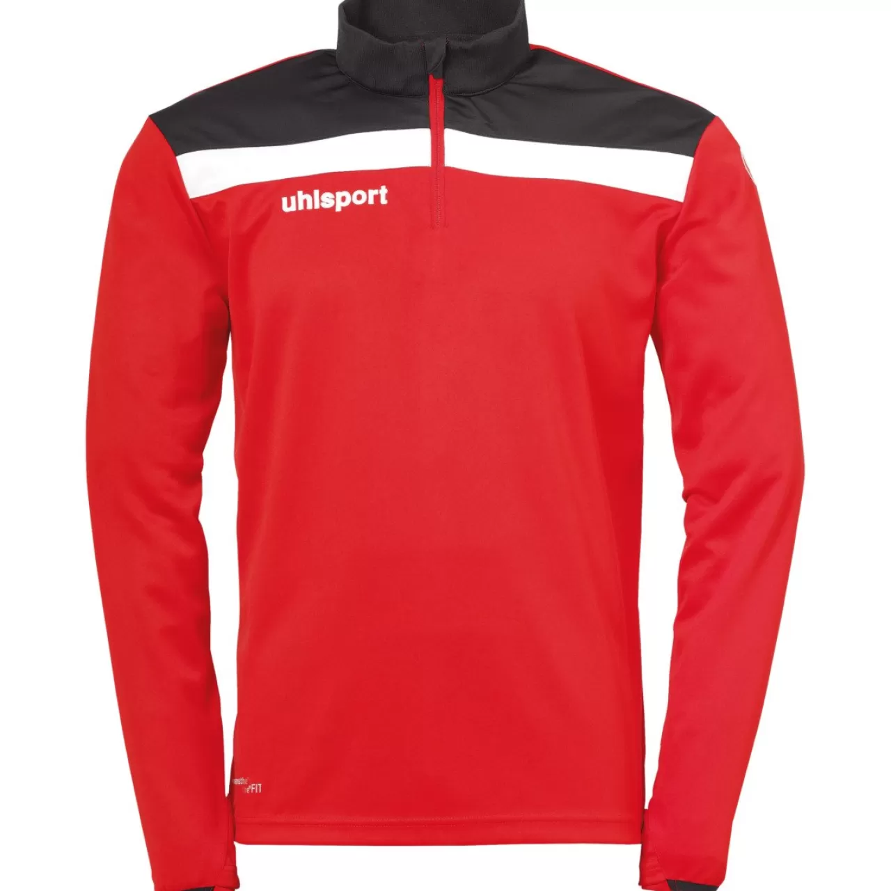 uhlsport Hauts De Formation*Offense 23 1/4 Zip Top Rouge/Noir/Blanc