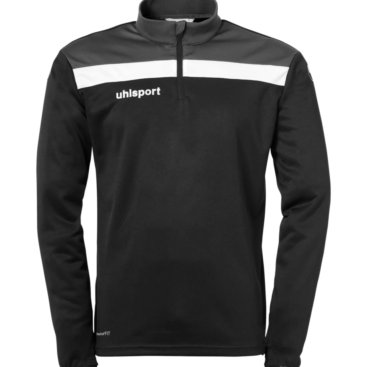 uhlsport Hauts De Formation*Offense 23 1/4 Zip Top Noir/Anthracite/Blanc