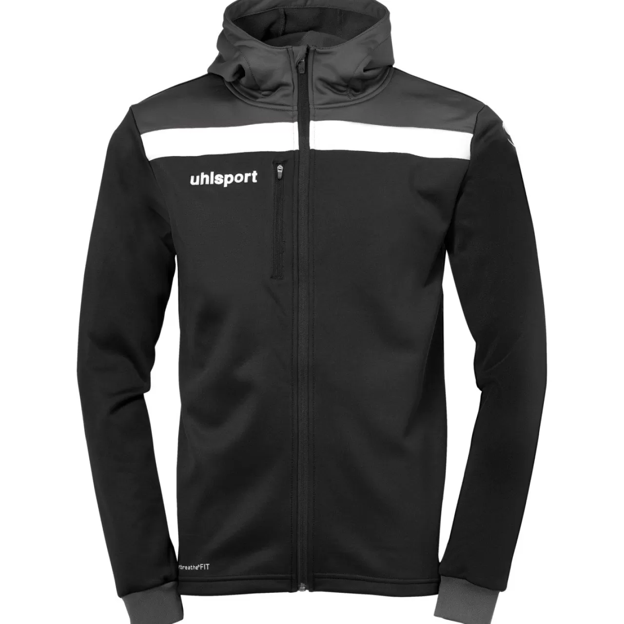 uhlsport Vestes D'entraînement*Offense 23 Multi Hood Jacket Noir/Anthracite/Blanc