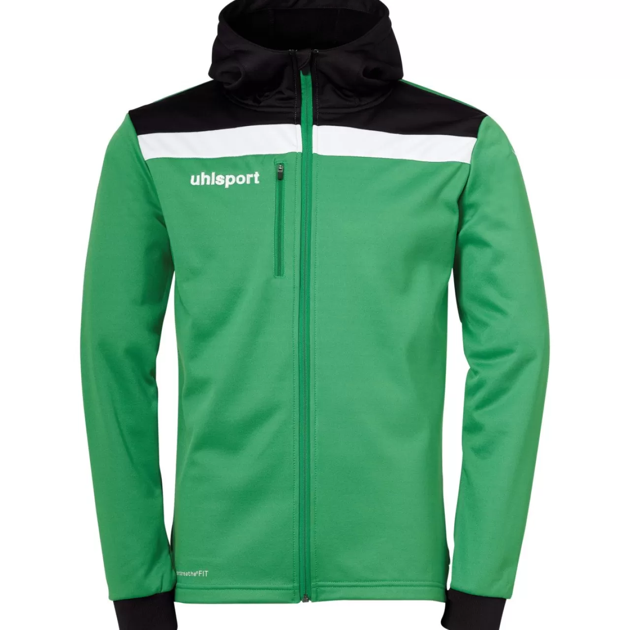 uhlsport Vestes D'entraînement*Offense 23 Multi Hood Jacket Vert/Noir/Blanc