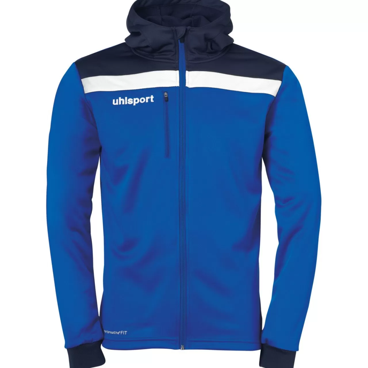 uhlsport Vestes D'entraînement*Offense 23 Multi Hood Jacket Azur/Bleu Marine/Blanc