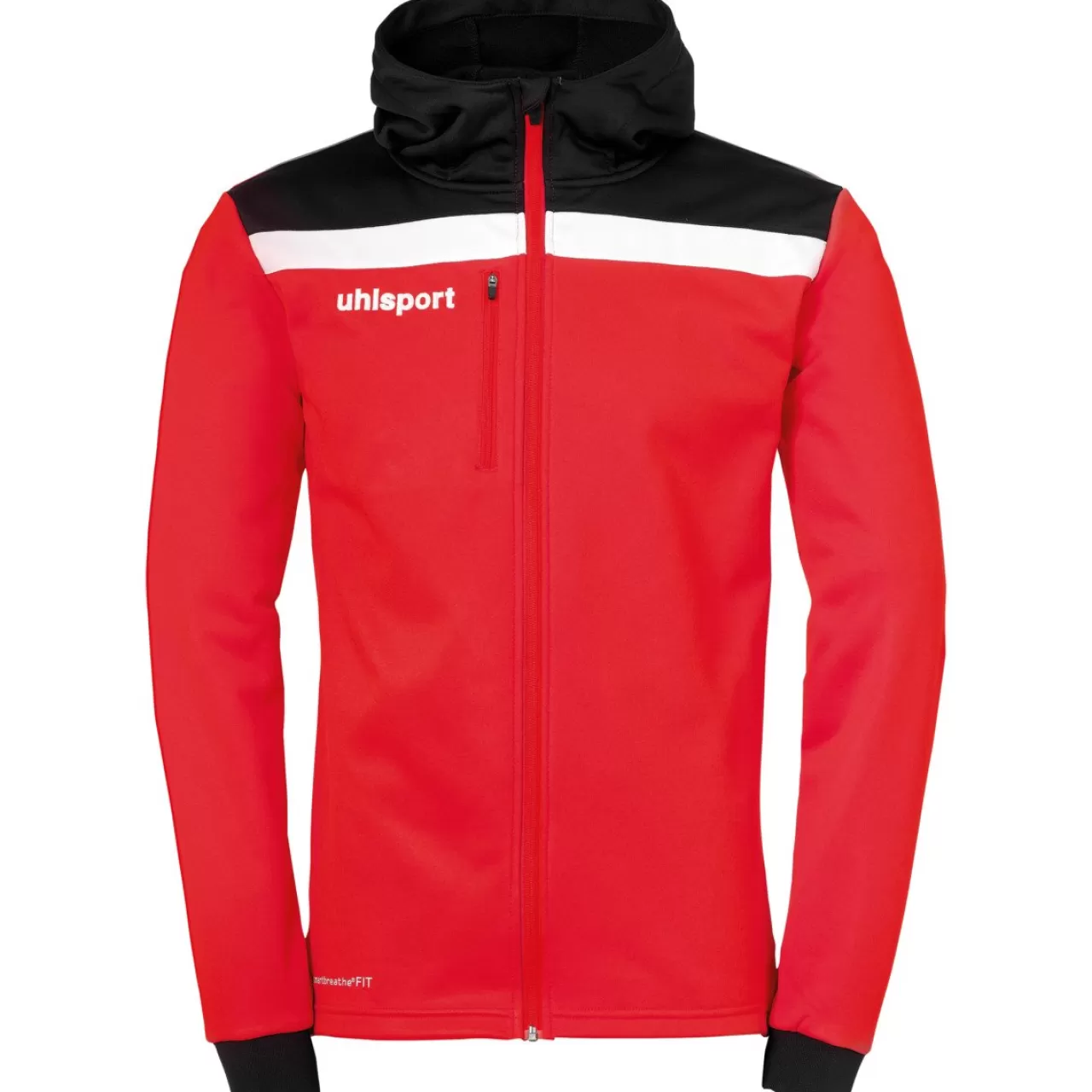 uhlsport Vestes D'entraînement*Offense 23 Multi Hood Jacket Rouge/Noir/Blanc