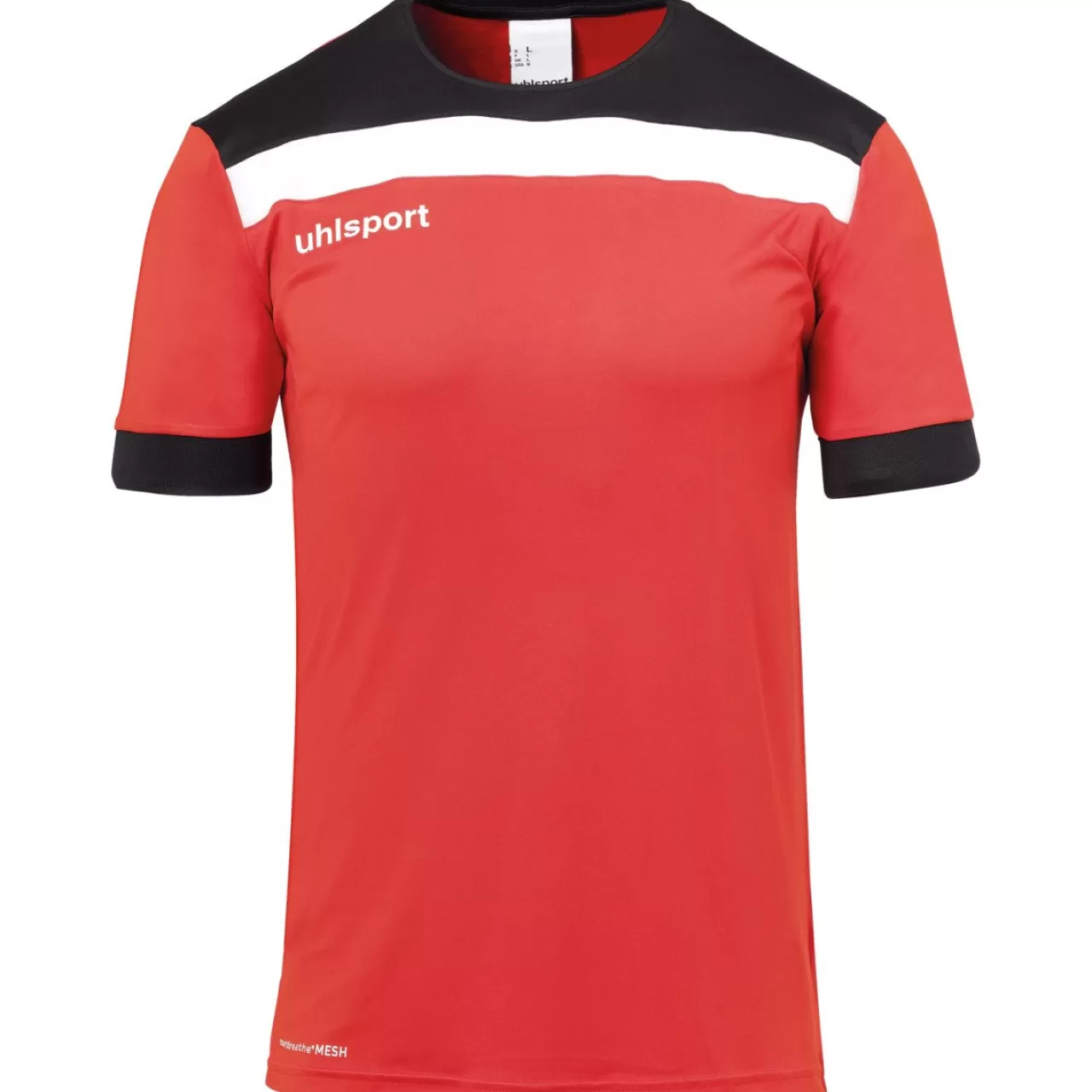 uhlsport Maillots*Offense 23 Trikot Kurzarm Rouge/Noir/Blanc