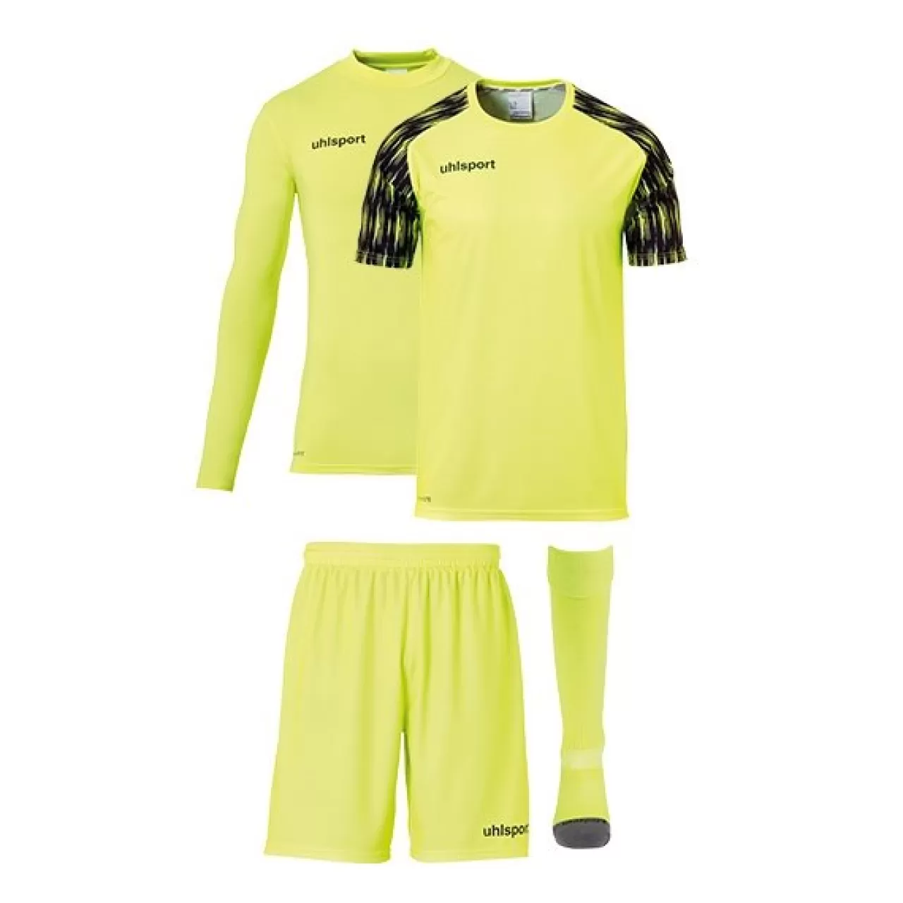 uhlsport Ensembles Pour Gardiens De But*Reaction Goalkeeper Set Jaune Fluo/Noir