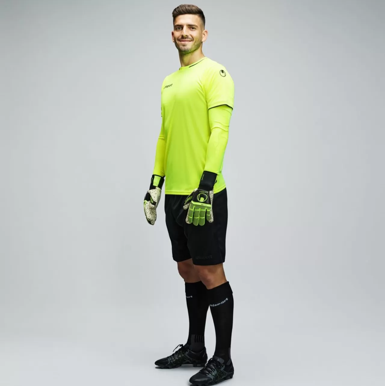 uhlsport Maillots Et Hauts Pour Gardiens De But*Save Goalkeeper Shirt Jaune Fluo/Noir