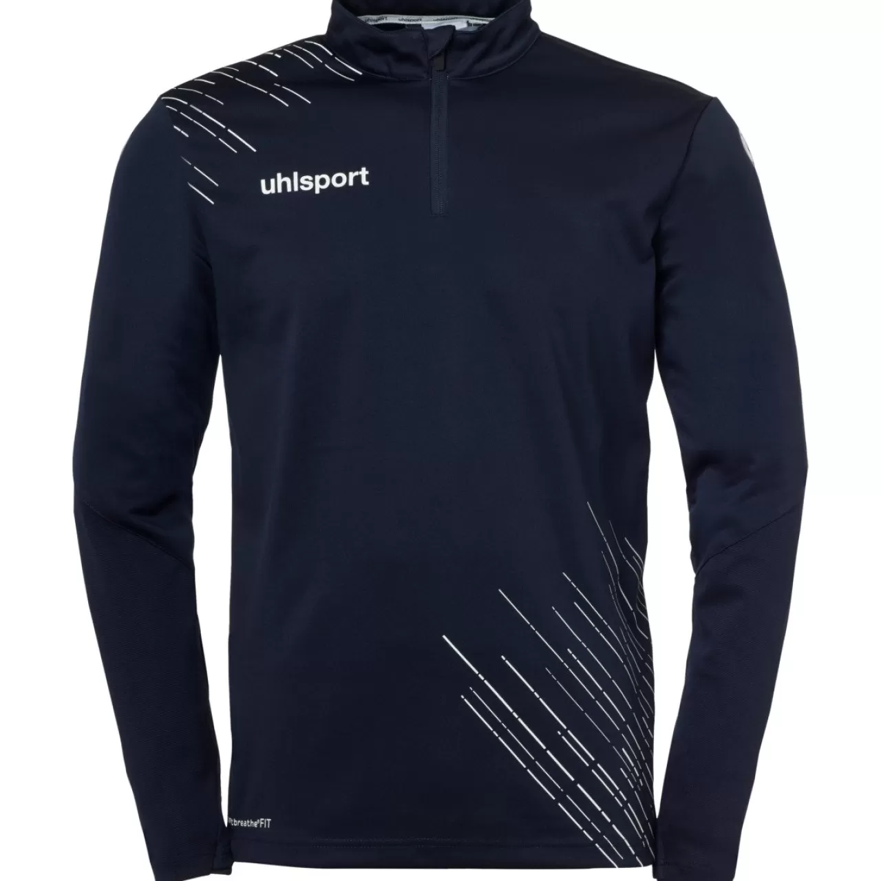 uhlsport Hauts De Formation*Score 26 1/4 Zip Top Bleu Marine/Blanc