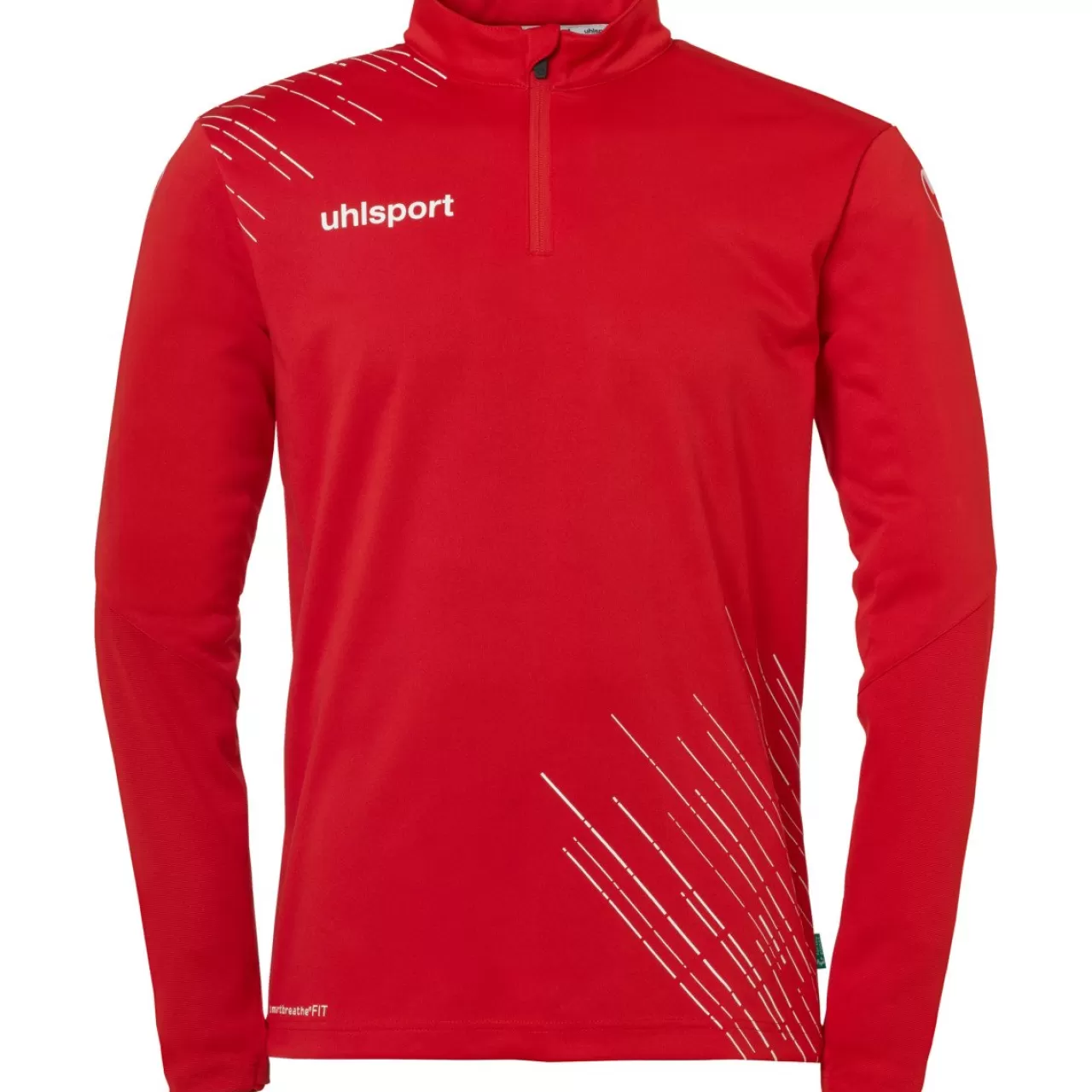 uhlsport Hauts De Formation*Score 26 1/4 Zip Top Rouge/Blanc