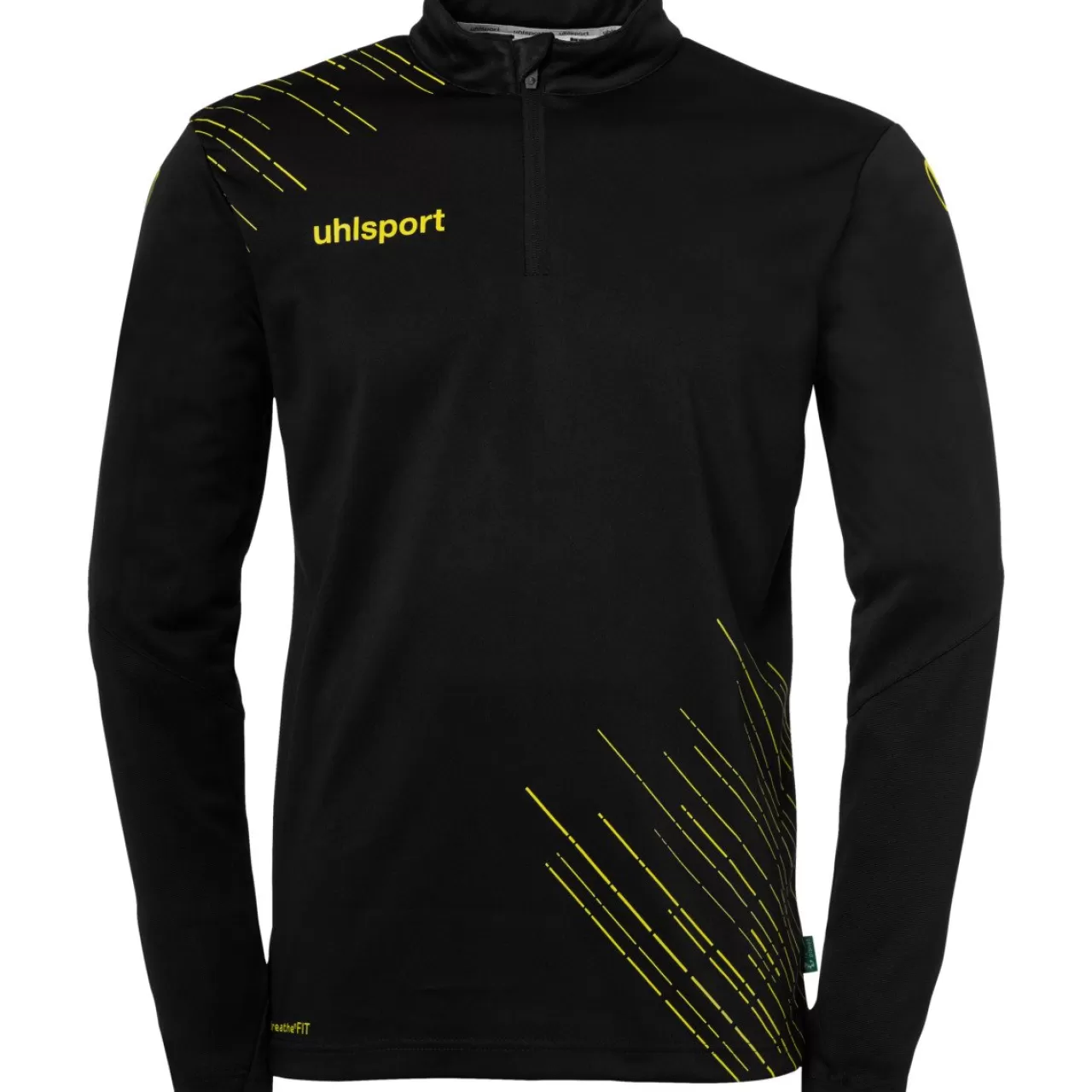 uhlsport Hauts De Formation*Score 26 1/4 Zip Top Noir/Jaune Citron