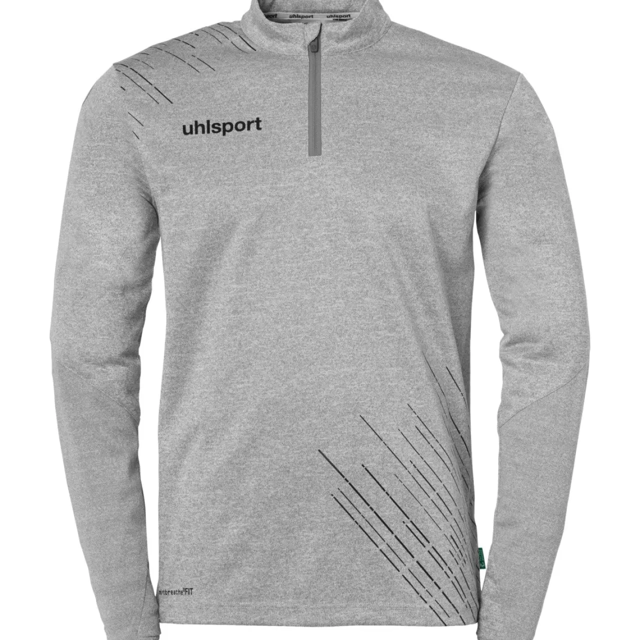 uhlsport Hauts De Formation*Score 26 1/4 Zip Top Gris Fonce Chine/Noir