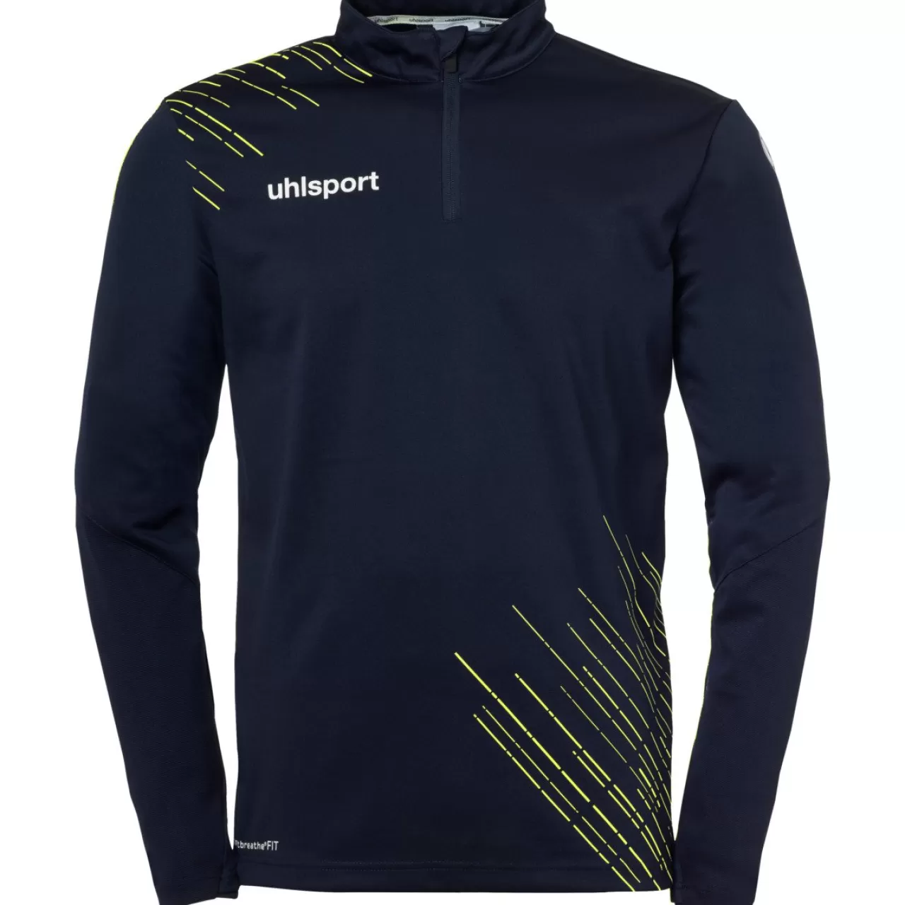 uhlsport Hauts De Formation*Score 26 1/4 Zip Top Marine/Fluo Gelb