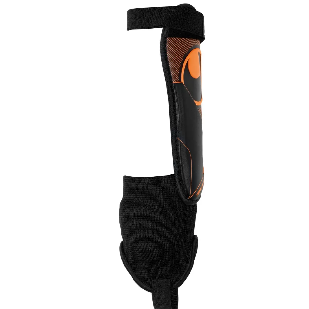 uhlsport Protège-Tibias*Tibia Plate Pro Noir/Orange Fluo