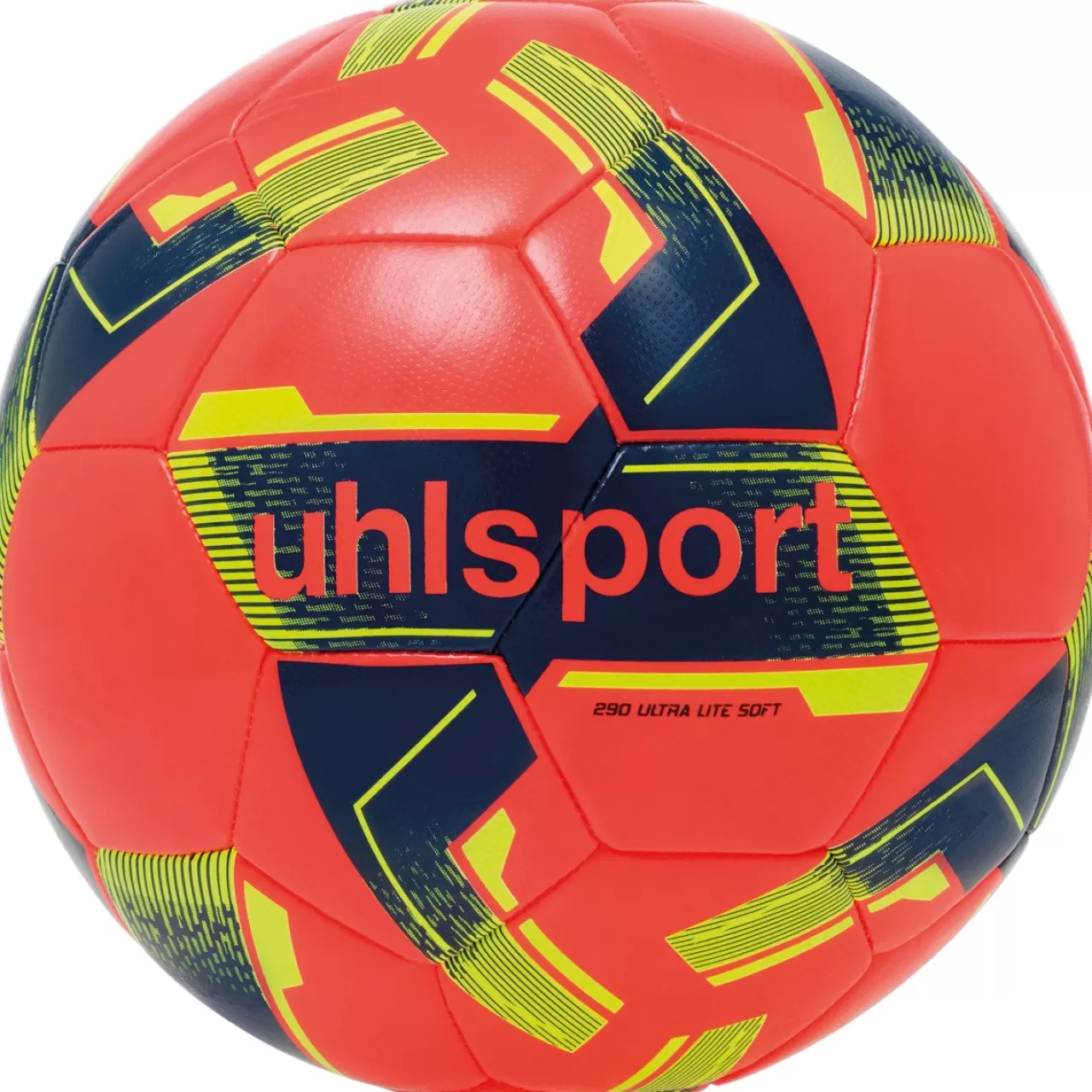 uhlsport Ballons De Football*Ultra Lite Soft 290 Rouge Fluo/Bleu Marine/Jaune Fluo